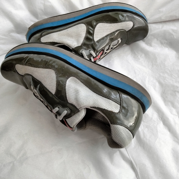 Men's PRADA Double Cup Sneaker size UK 11 us 12 authentic - Picture 5 of 16